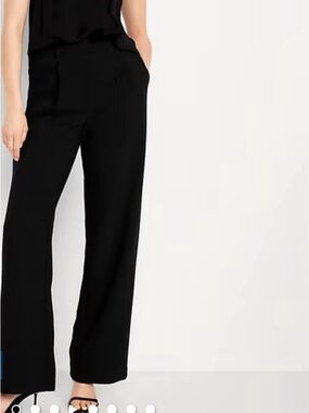 Old Navy Women’s Taylor Wide Leg Super High Rise Dress Trousers size Small NWT